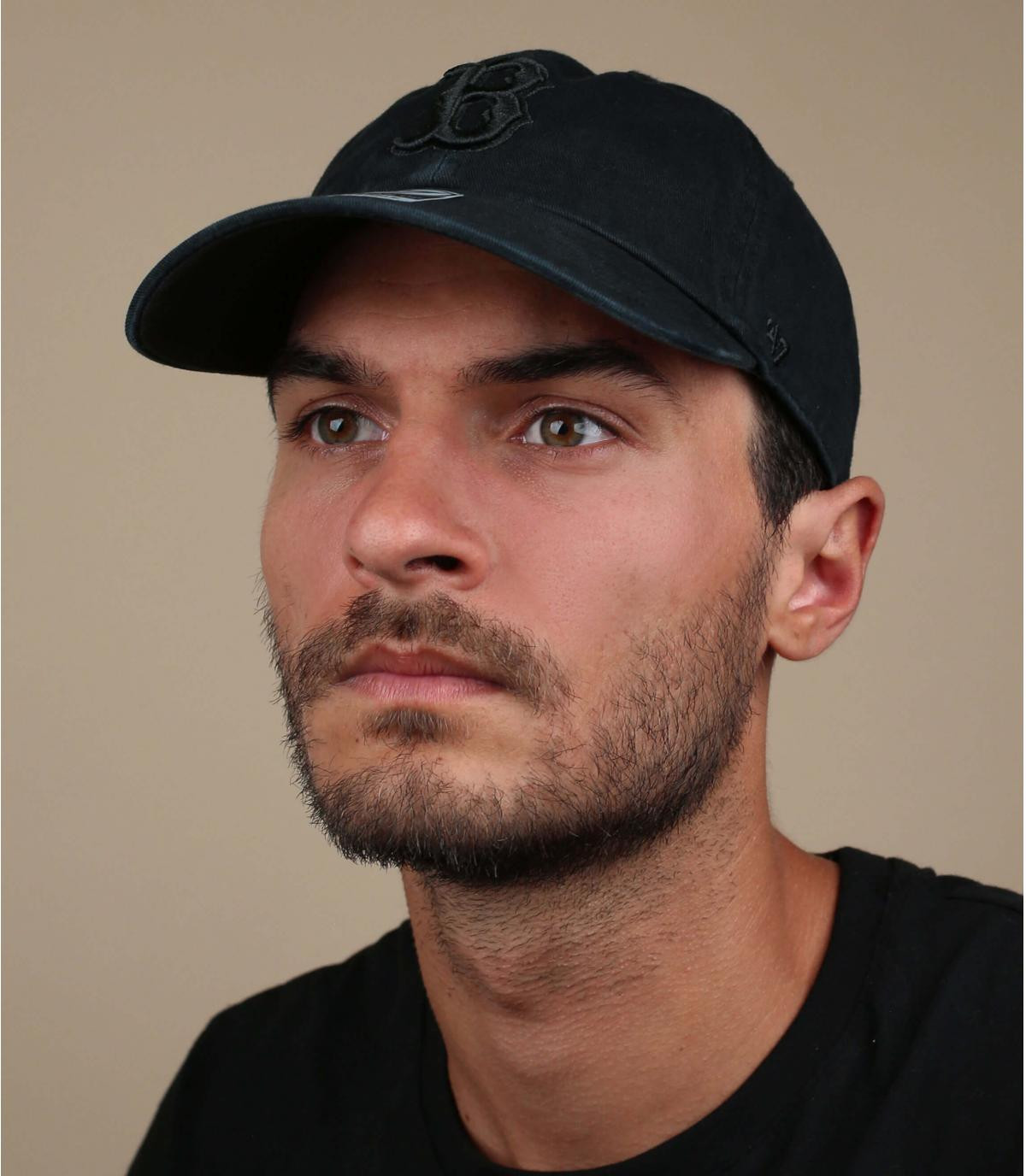 All black boston hat outlet